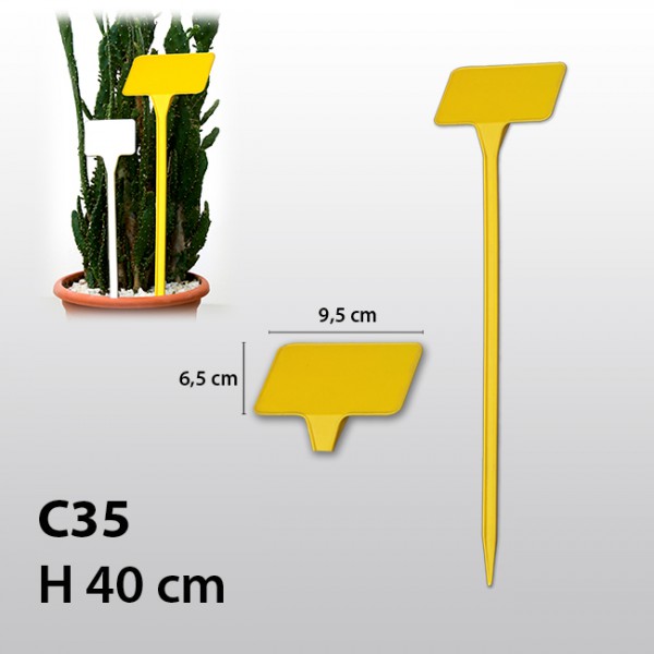 Schilder mit Stiel C35