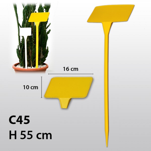 Schilder mit Stiel C45