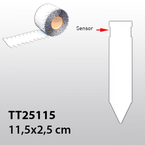 Stecketiketten für Thermotransferdrucker TT25115 PVC 300µ