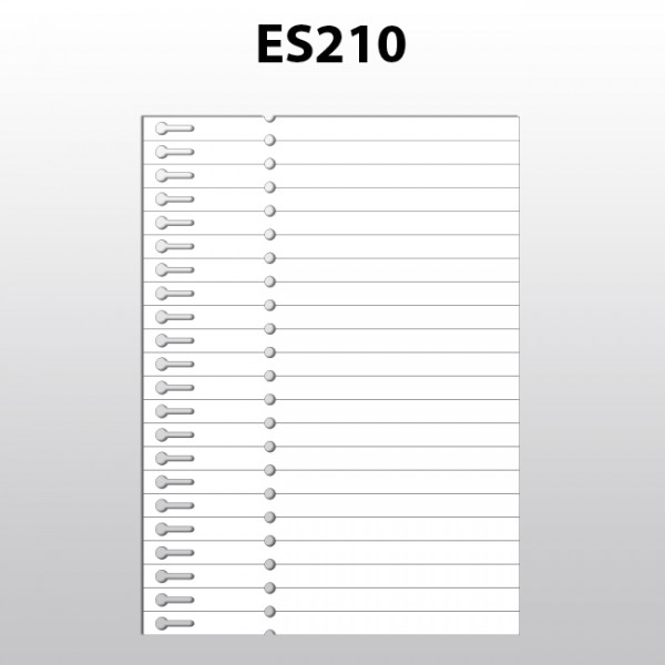 Schlaufenetiketten für Laserdrucker aus Polyester ES210