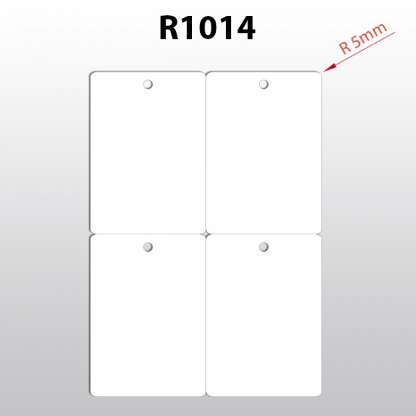 Hängeetiketten aus Polyester R1014