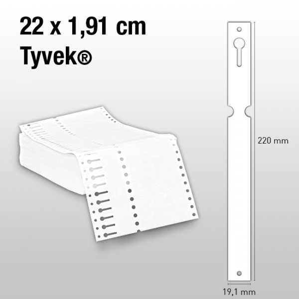 Schlaufenetiketten aus Tyvek ET220