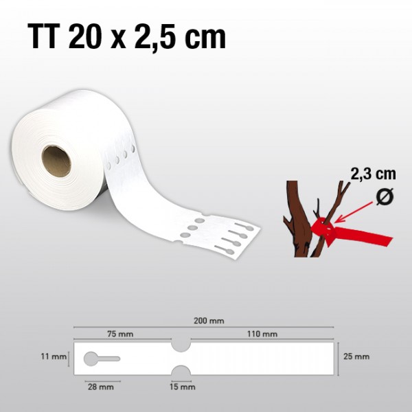 Schlaufenetiketten für Thermotransferdrucker TT25200 HDPE 150µ