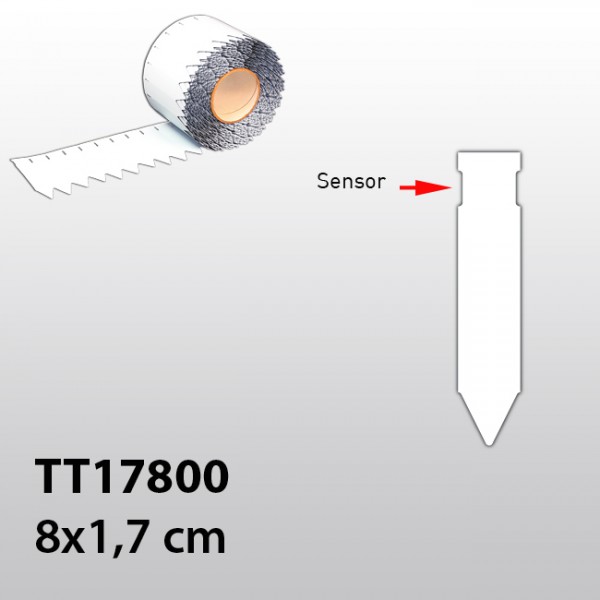 Stecketiketten für Thermotransferdrucker TT17800 PVC 300µ