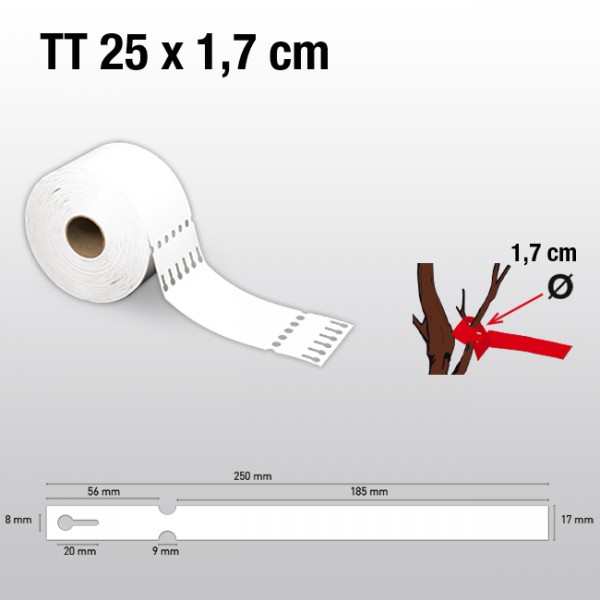 Schlaufenetiketten für Thermotransferdrucker TT17250 HDPE 200µ